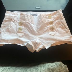 Express White Shorts